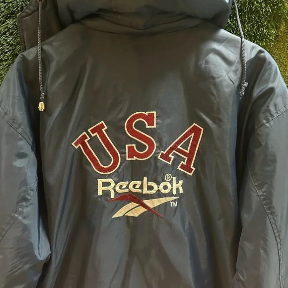 Vintage Reebok USA Zip-up Jacket Large - Picture 8 of 9